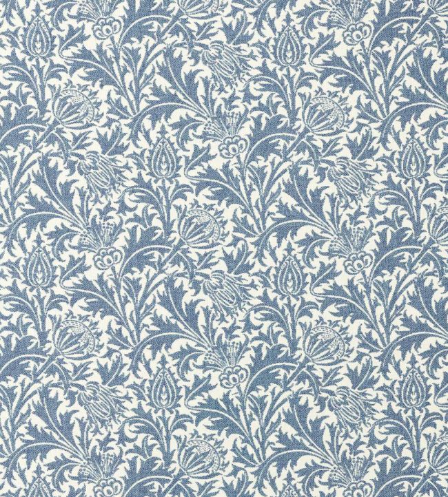 Thistle Weave Outdoor Fabric by Morris & Co Woad