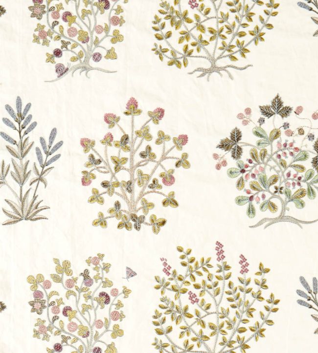 Thyme Walk Fabric by Sanderson Damson/Quince
