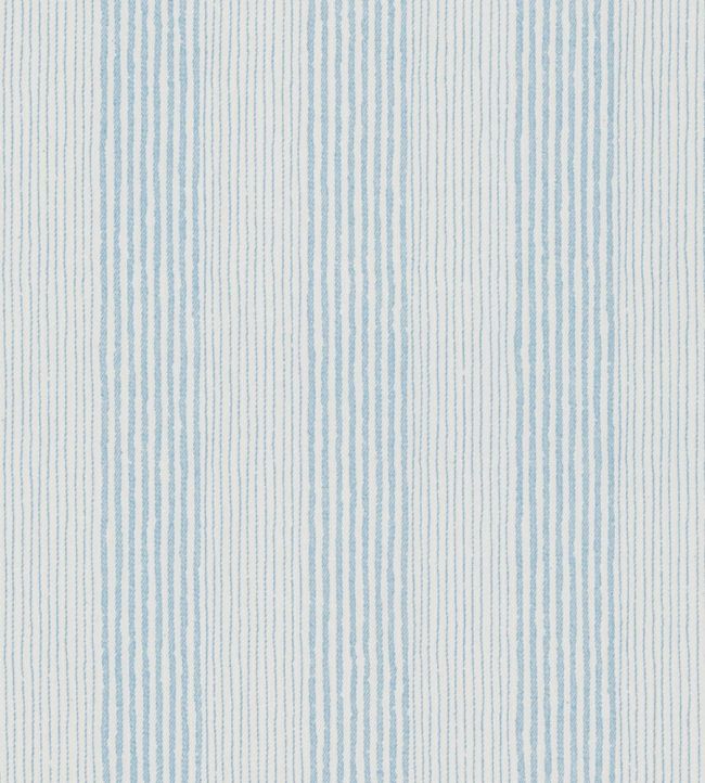 Ticking Fabric by Fermoie Light Blue