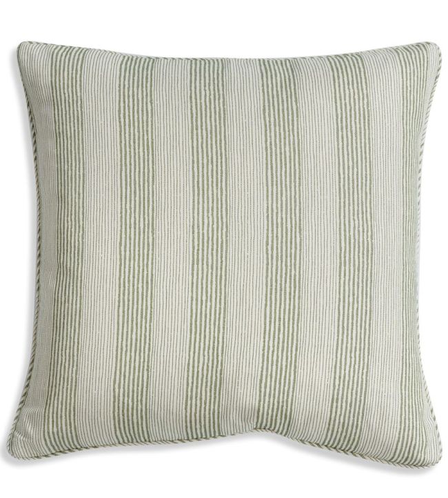 Ticking Cushion 43 x 43cm by Fermoie Green