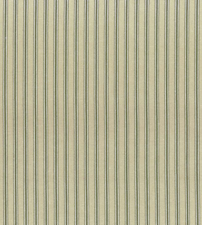 Ticking Stripe 1 Antique Fabric by Ian Mankin Khaki