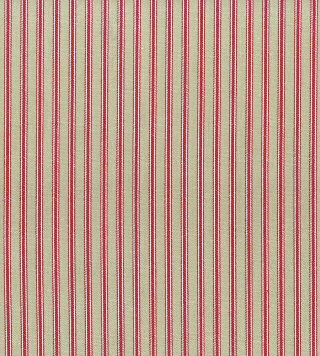 Ticking Stripe 1 Antique Fabric by Ian Mankin Peony