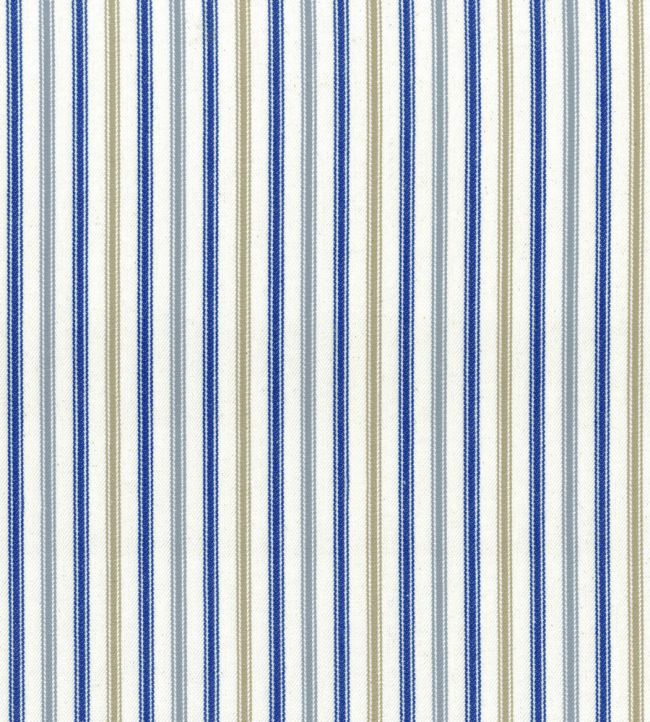 Ticking Stripe 1 Fabric by Ian Mankin Coast