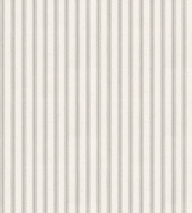 Ticking Stripe 1 Fabric by Ian Mankin Grey