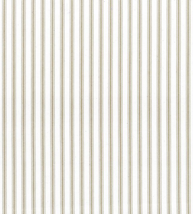 Ticking Stripe 1 Fabric by Ian Mankin Oatmeal