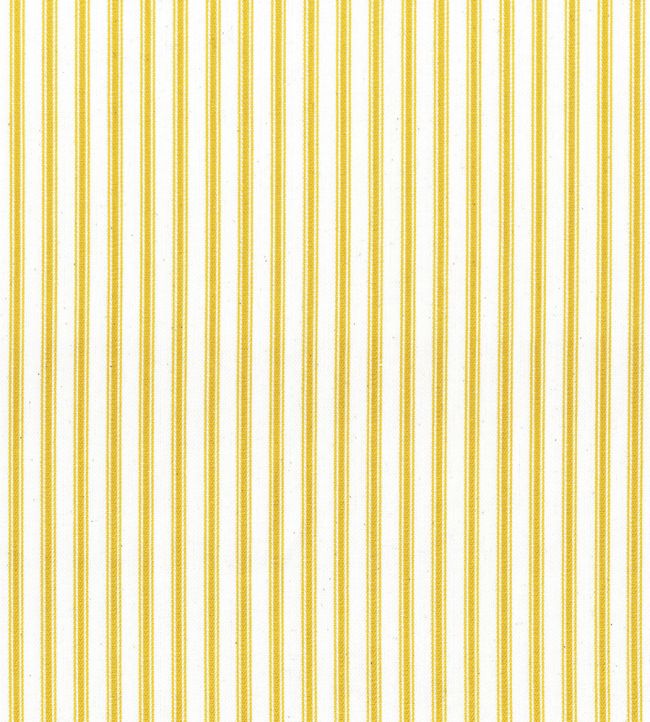 Ticking Stripe 1 Fabric by Ian Mankin Ochre