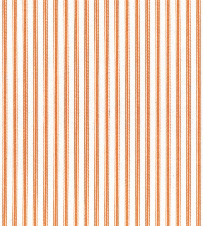 Ticking Stripe 1 Fabric by Ian Mankin Orange