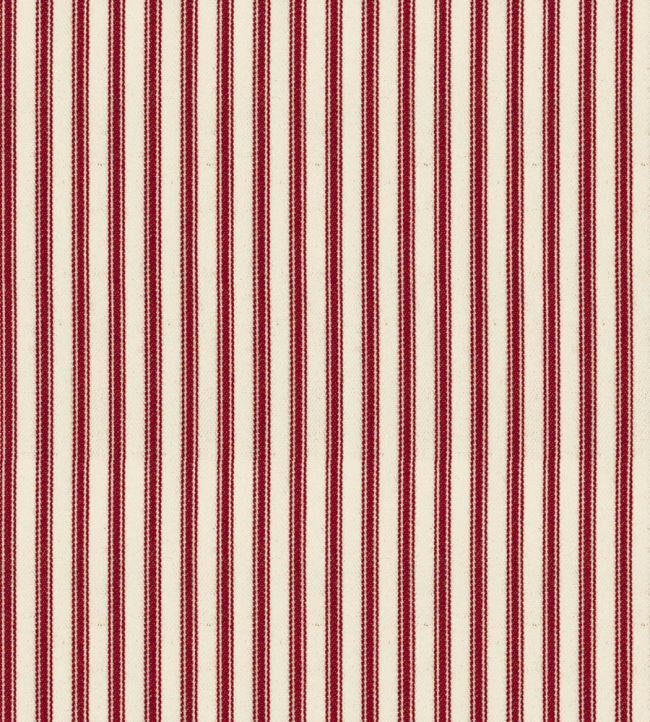 Ticking Stripe 1 Fabric by Ian Mankin Peony