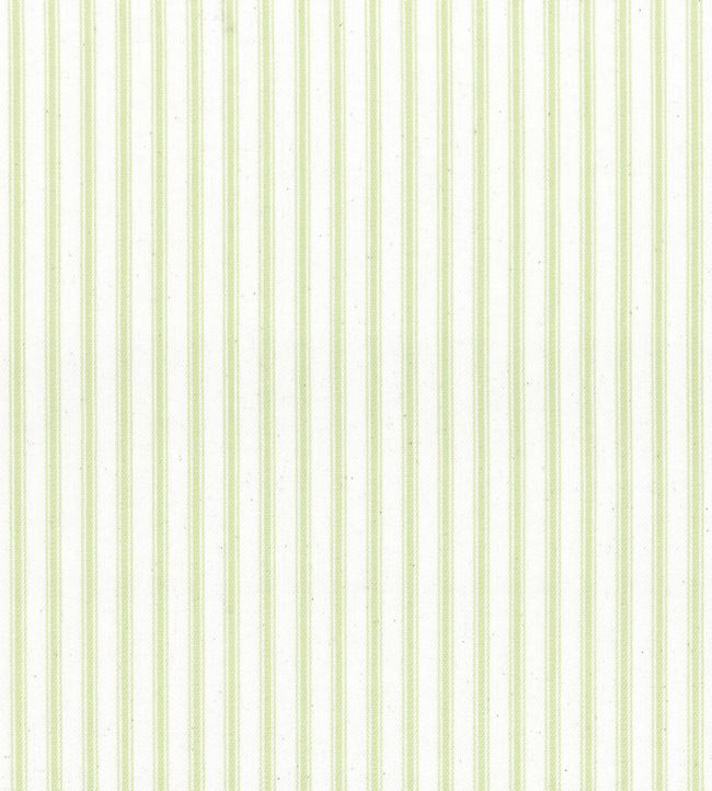 Ticking Stripe 1 Fabric by Ian Mankin Pistachio