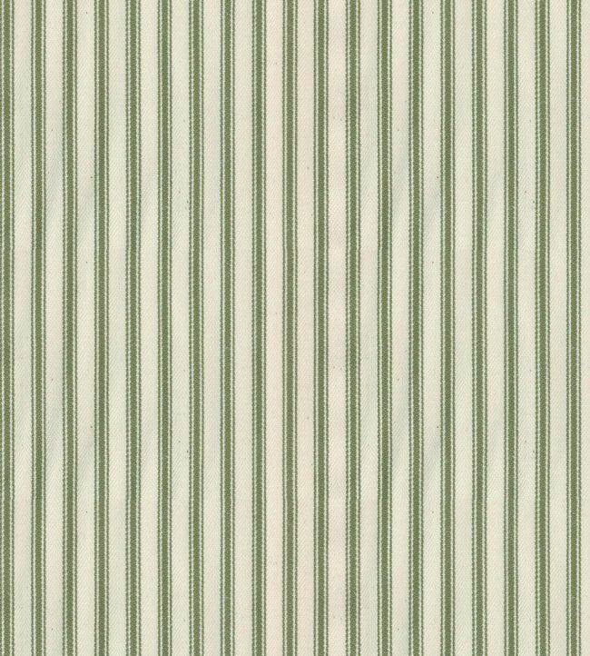 Ticking Stripe 1 Fabric by Ian Mankin Sage