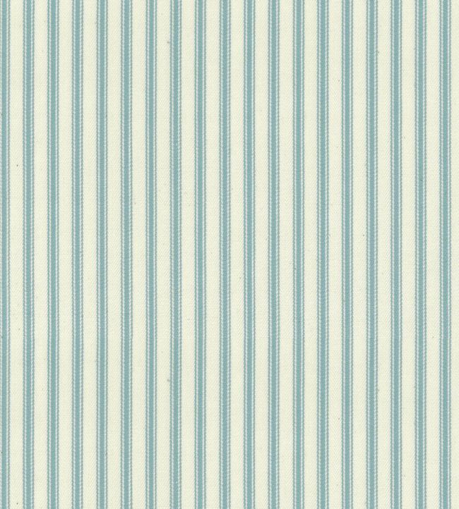 Ticking Stripe 1 Fabric by Ian Mankin Seagreen