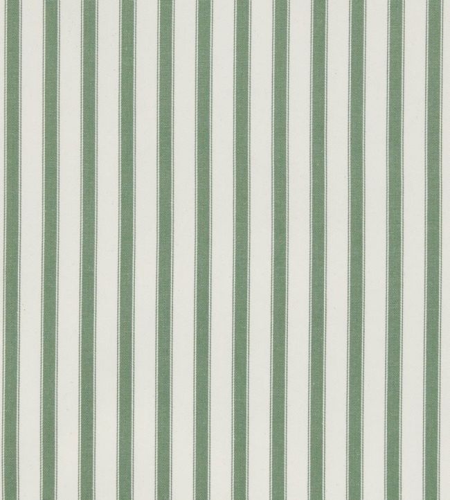 Ticking Stripe 2 Fabric by Ian Mankin Celadon