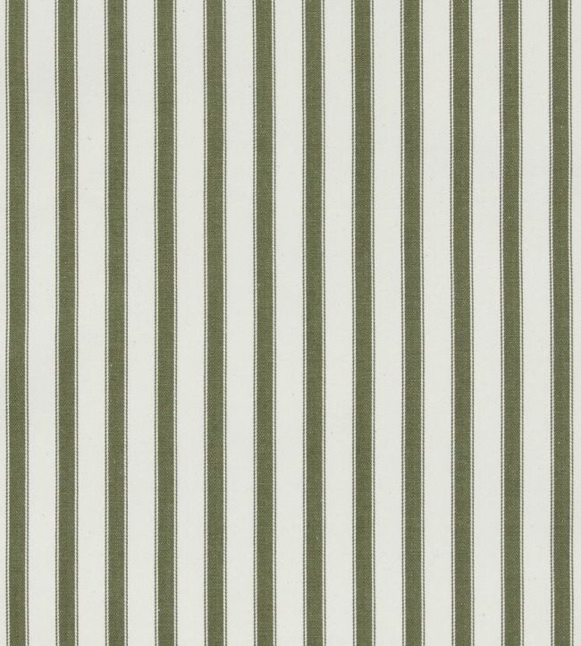 Ticking Stripe 2 Fabric by Ian Mankin Khaki