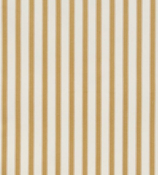Ticking Stripe 2 Fabric by Ian Mankin Mustard