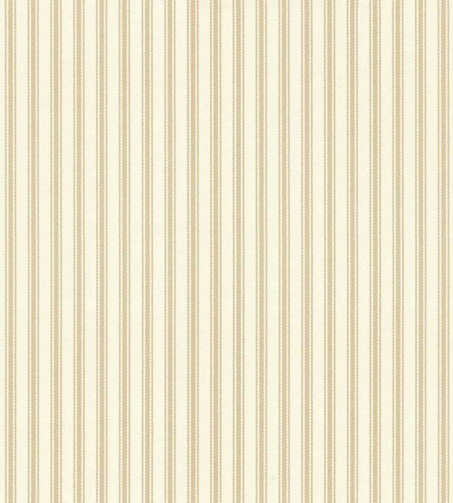 Ticking Stripe Wallpaper by Ian Mankin Cream