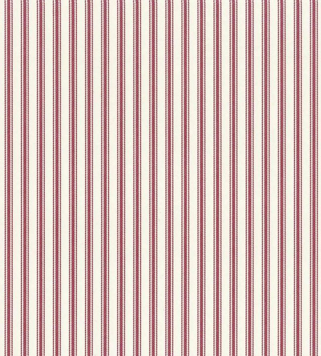 Ticking Stripe Wallpaper by Ian Mankin Peony