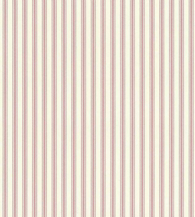 Ticking Stripe Wallpaper by Ian Mankin Pink