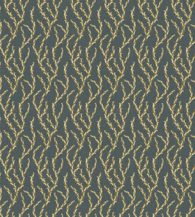 Tiddle Wallpaper by Josephine Munsey Petrol and Olive