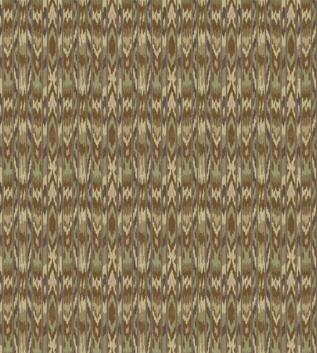 Tiger Moth Grasscloth Wallpaper by Madeaux 03 Walnut
