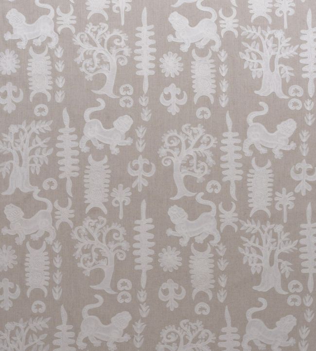 Tiger Tree Fabric by Andrew Martin Ivory