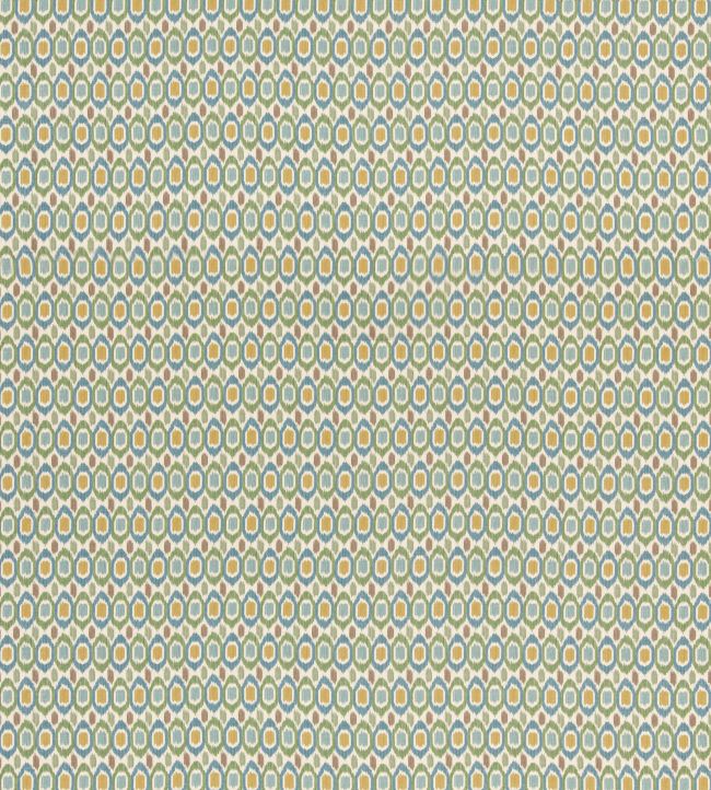 Tigris Fabric by GP & J Baker Emerald/Blue