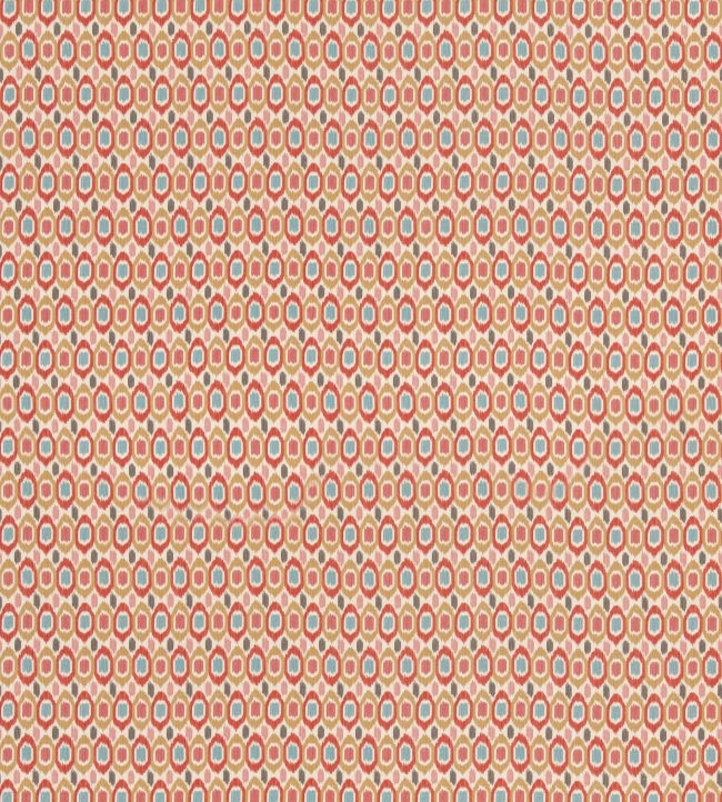 Tigris Fabric by GP & J Baker Red/Ochre