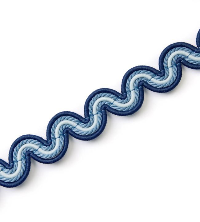 Tikal Twist Tape Trimming by Christopher Farr Cloth Azzurro
