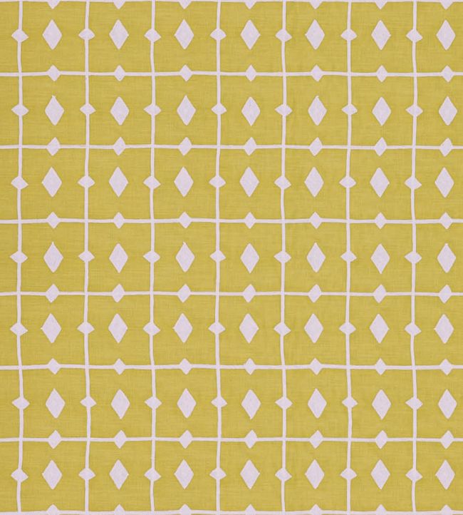 Tiles Fabric by Scion Buttercup