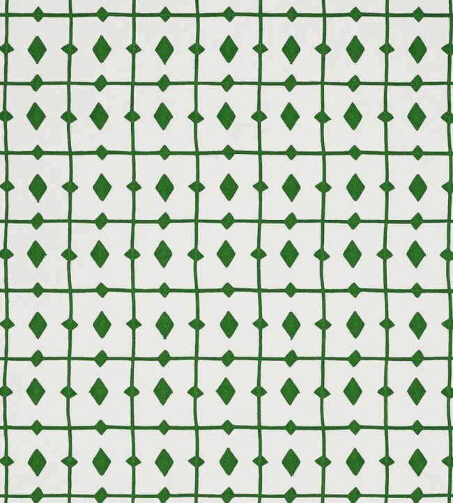 Tiles Fabric by Scion Kelly Green