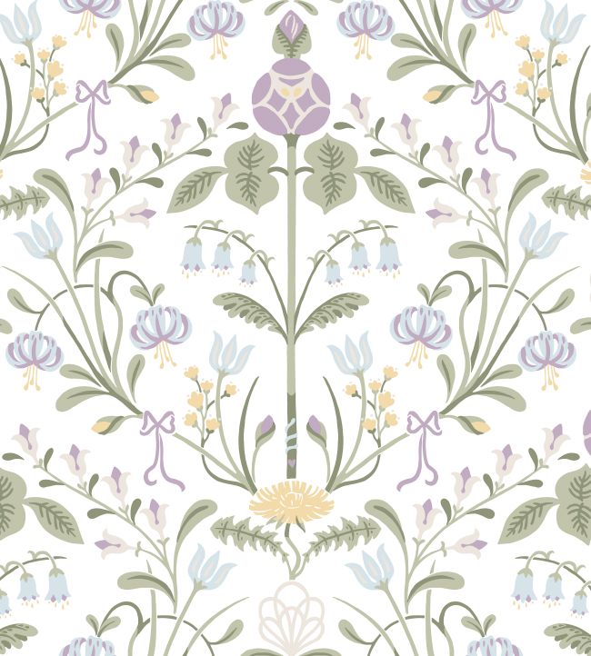 Till Carl Wallpaper by Sandberg Lilac