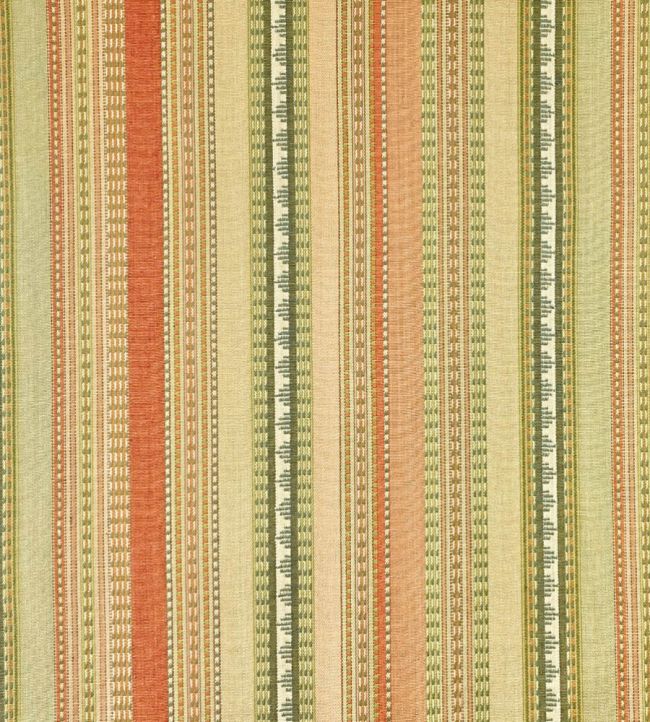 Tilton Stripe Fabric by Ian Sanderson Hollyhock