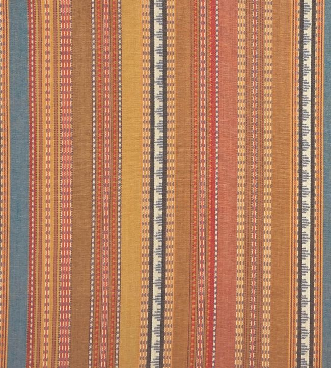 Tilton Stripe Fabric by Ian Sanderson Spice