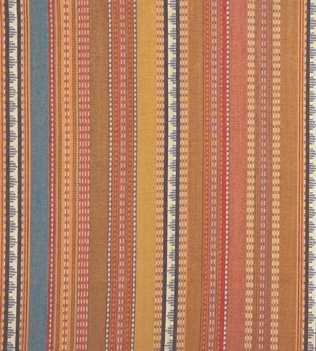 Tilton Stripe Fabric by Ian Sanderson Spice