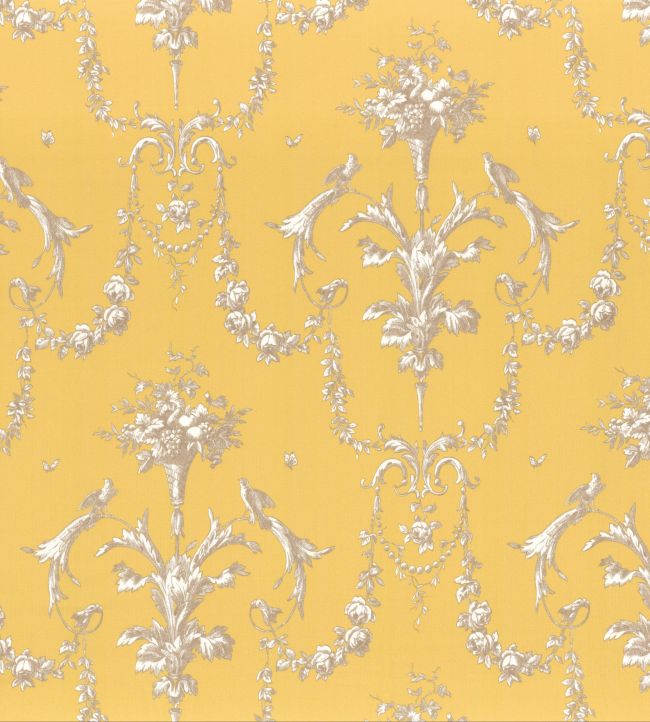 Tissu Corne D'Abondance Fabric by Camengo Jaune Soleil