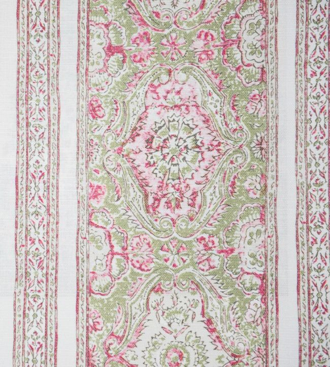 Pedana Stripe Fabric by Titley and Marr Pink&Apple