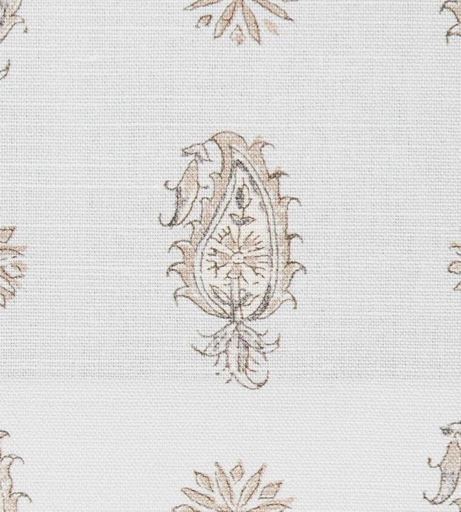 Persian Paisley Fabric by Titley and Marr Dove&Sand