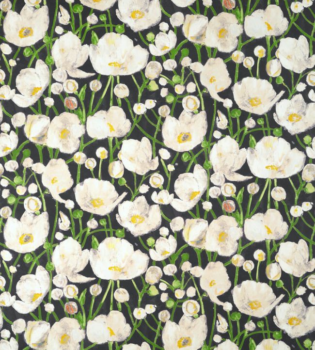 Tivoli Fabric by Thibaut Black