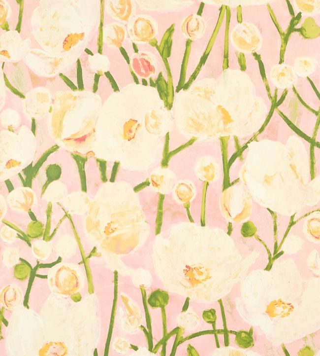 Tivoli Wallpaper by Thibaut Seashell