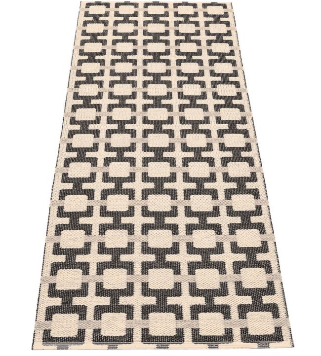 Pappelina Tom Runner rug Black TOMX712 Black