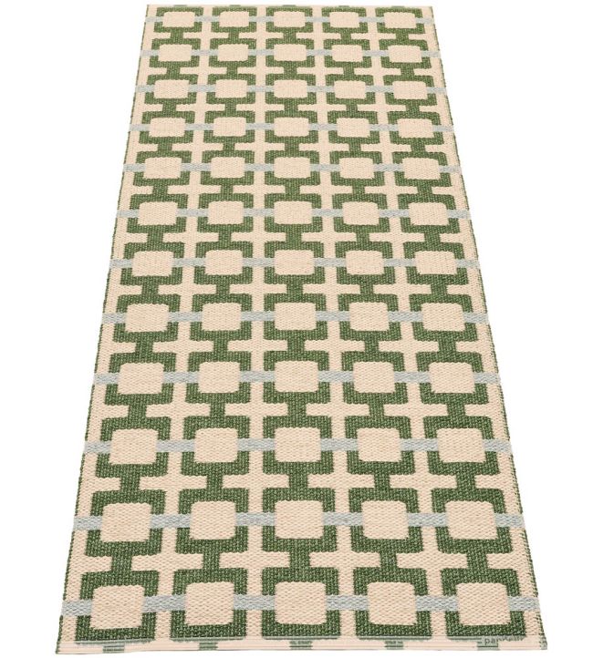 Pappelina Tom Runner rug Leaf TOM1P712 Leaf
