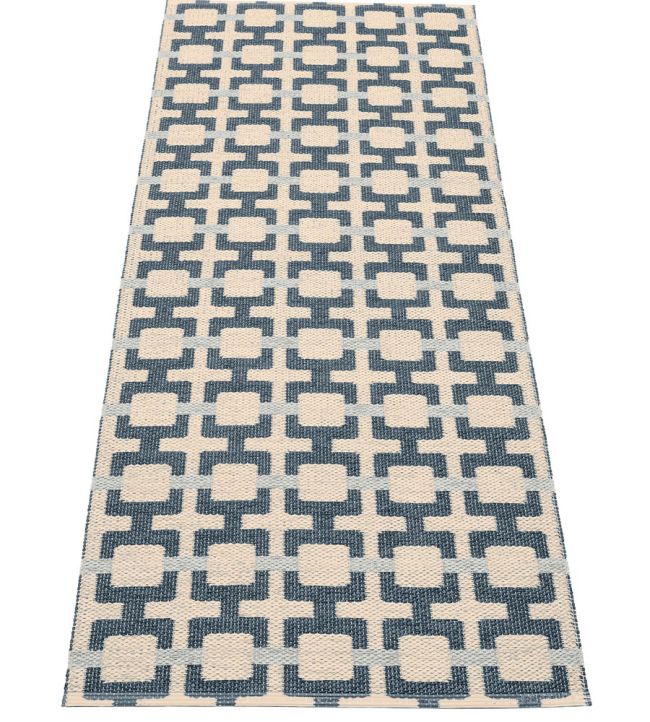 Pappelina Tom Runner rug Ocean Blue TOM3F712 Ocean Blue