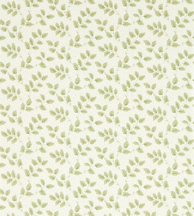 Tomato Leaf Wallpaper by Sanderson Leaf Green