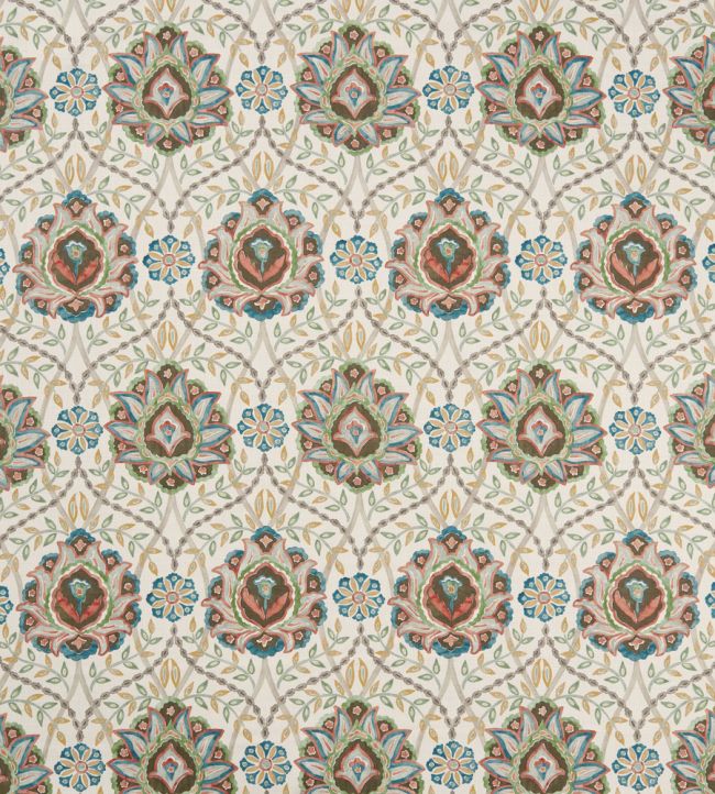 Topkapi Fabric by Nina Campbell Neutral