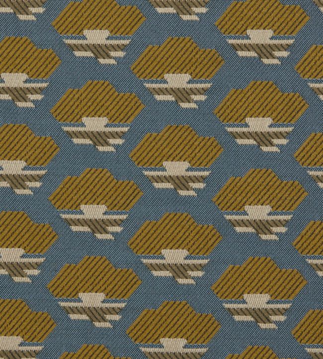 Torben in Drayton Fabric by Liberty Smalt Blue