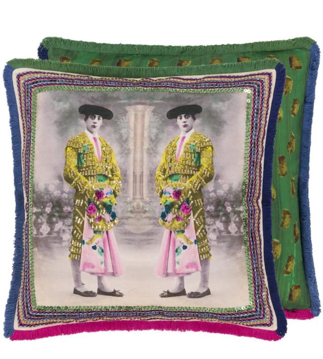Torero Twins Cushion 50 x 50cm by Christian Lacroix Mosaique