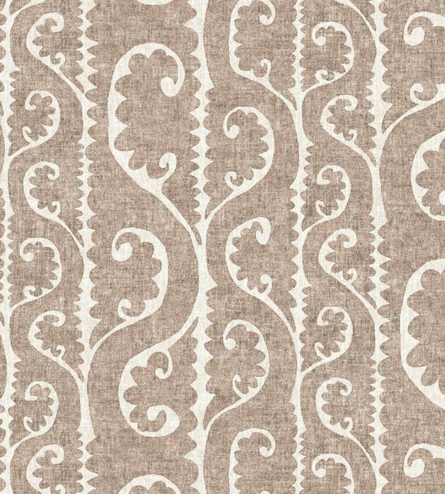 Totem Fabric by Lewis & Wood Cocoa