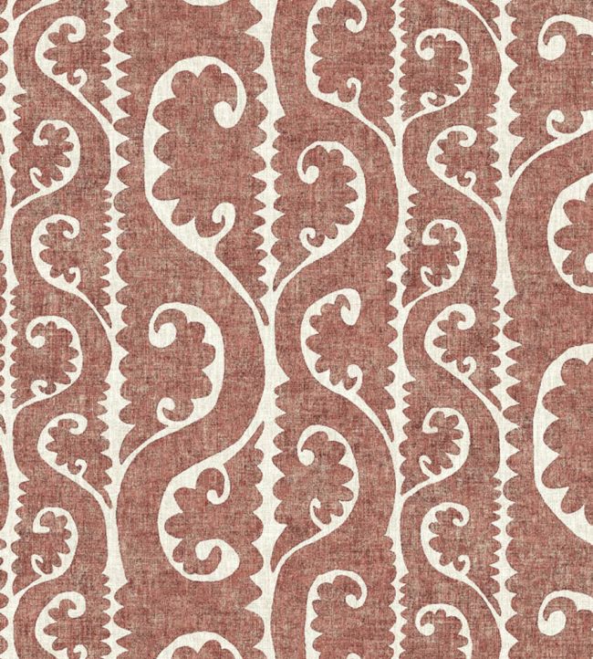 Totem Fabric by Lewis & Wood Russet