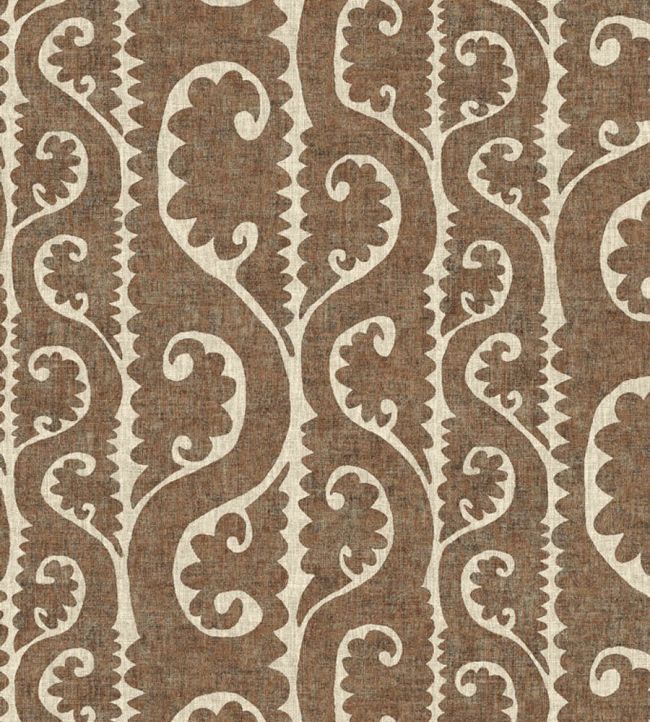 Totem Wallpaper by Lewis & Wood Walnut