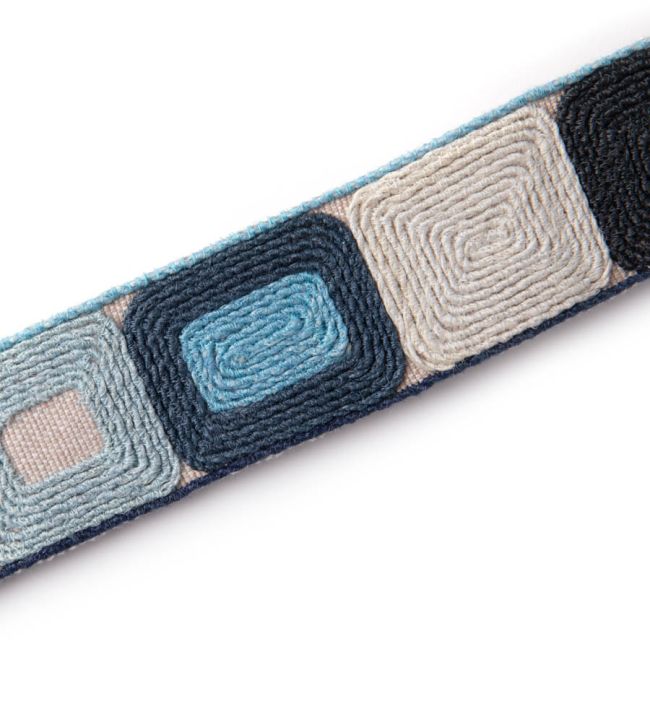 Totum Border Trim by Christopher Farr Cloth Indigo