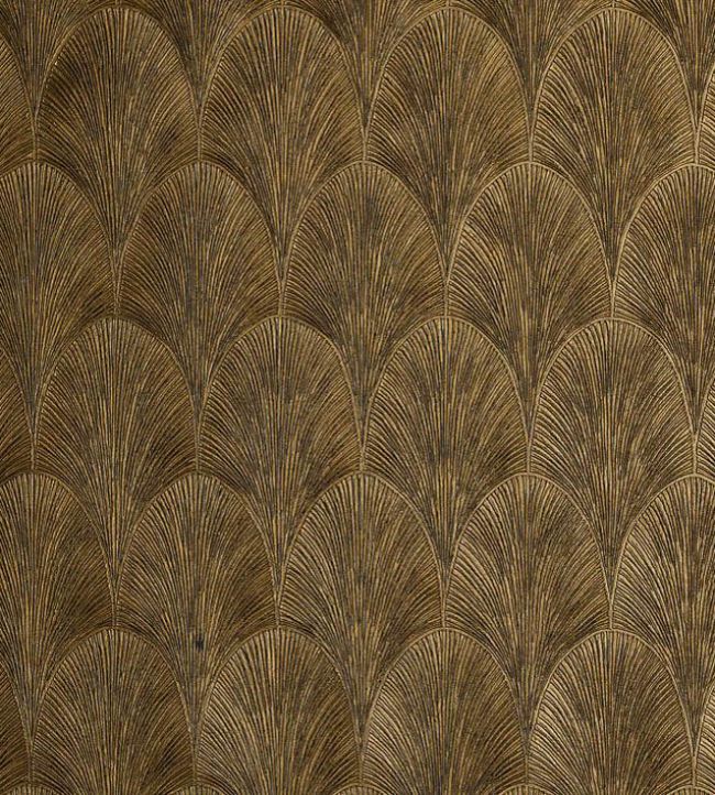 Tourmaline Wallpaper by Casamance Dore Fonce